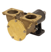 Extra Heavy-Duty - Bronze Impeller pump F9B-3000-TSS pedestal mounted, F9 flange- 10-13177-01 - Johnson Pump